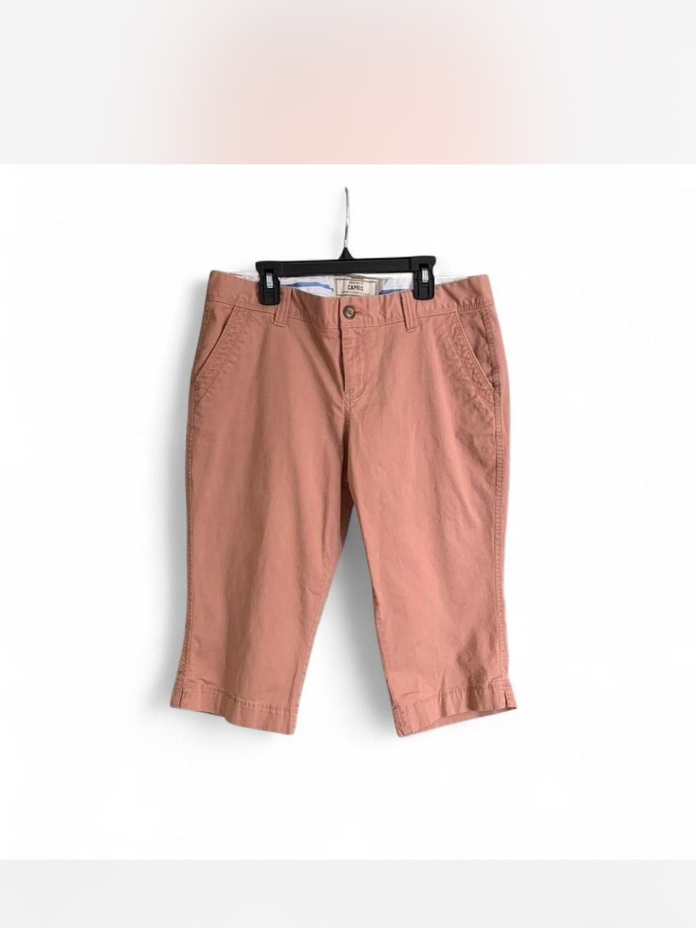 Casual Comfy Fall Color Old Navy Coral Pink Flat-Front women’s Shorts size 8